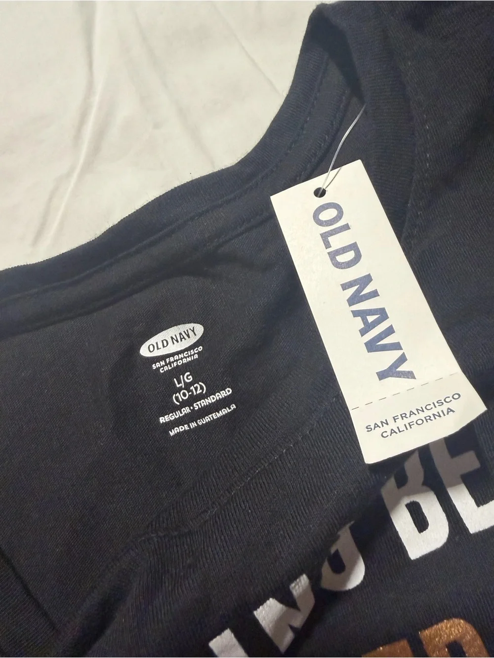 NWT Old Navy Girls Graphic T-Shirt 2p Bundle Size Large (10-12) Short Sleeve Tee